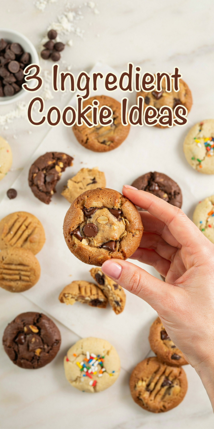 3 Ingredient Cookie Ideas
