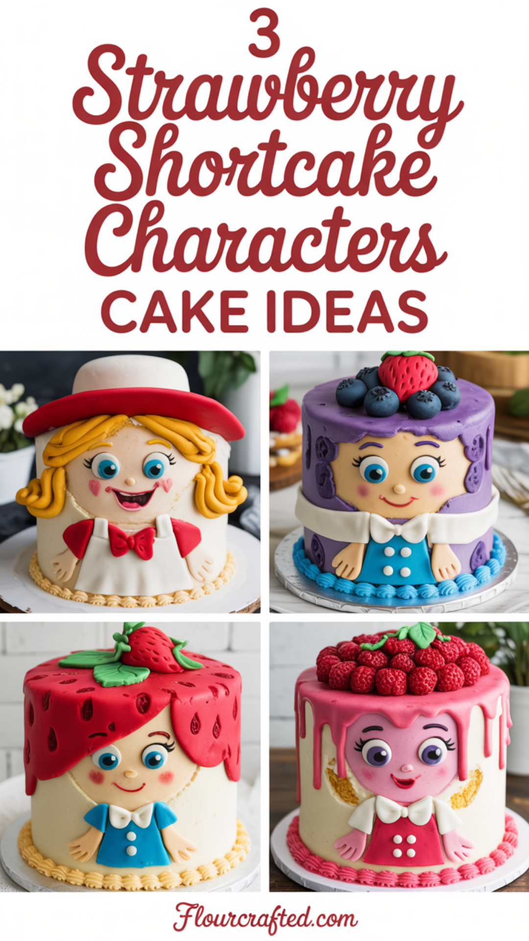3 Strawberry Shortcake Characters Ideas