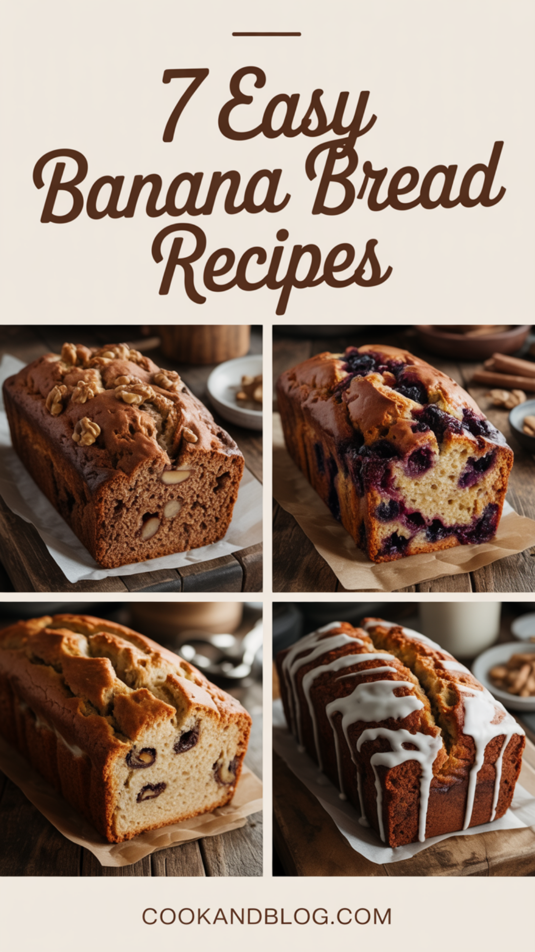 7 Easy Banana Bread Recipe