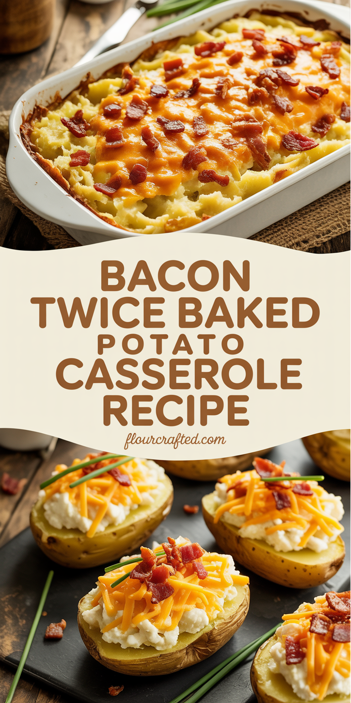 Bacon Twice Baked Potato Casserole Recipe Bacon Twice Baked Potato Casserole Recipe