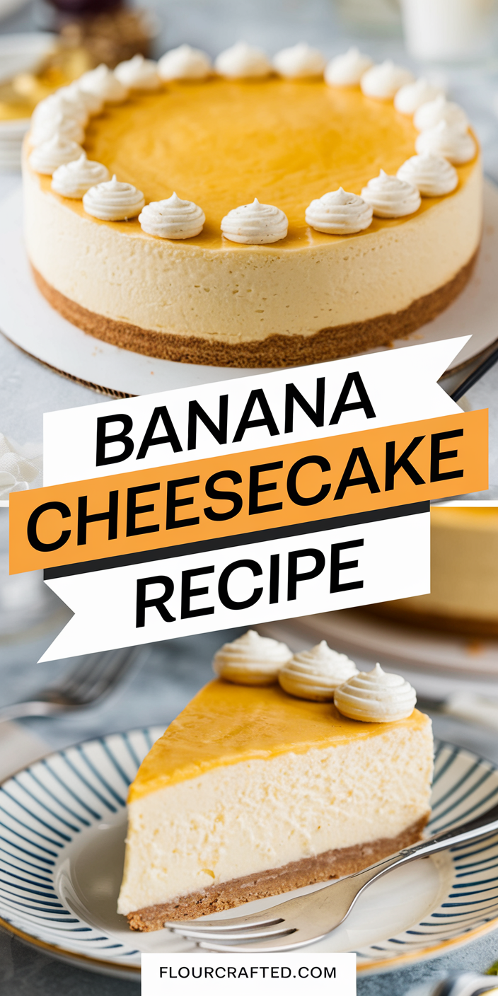 Banana Cheesecake Recipe