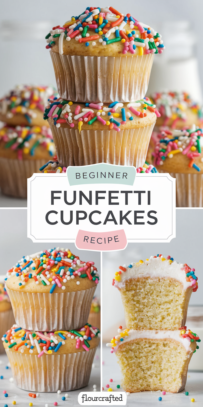 Beginner Funfetti Cupcakes Recipe Beginner Funfetti Cupcakes Recipe