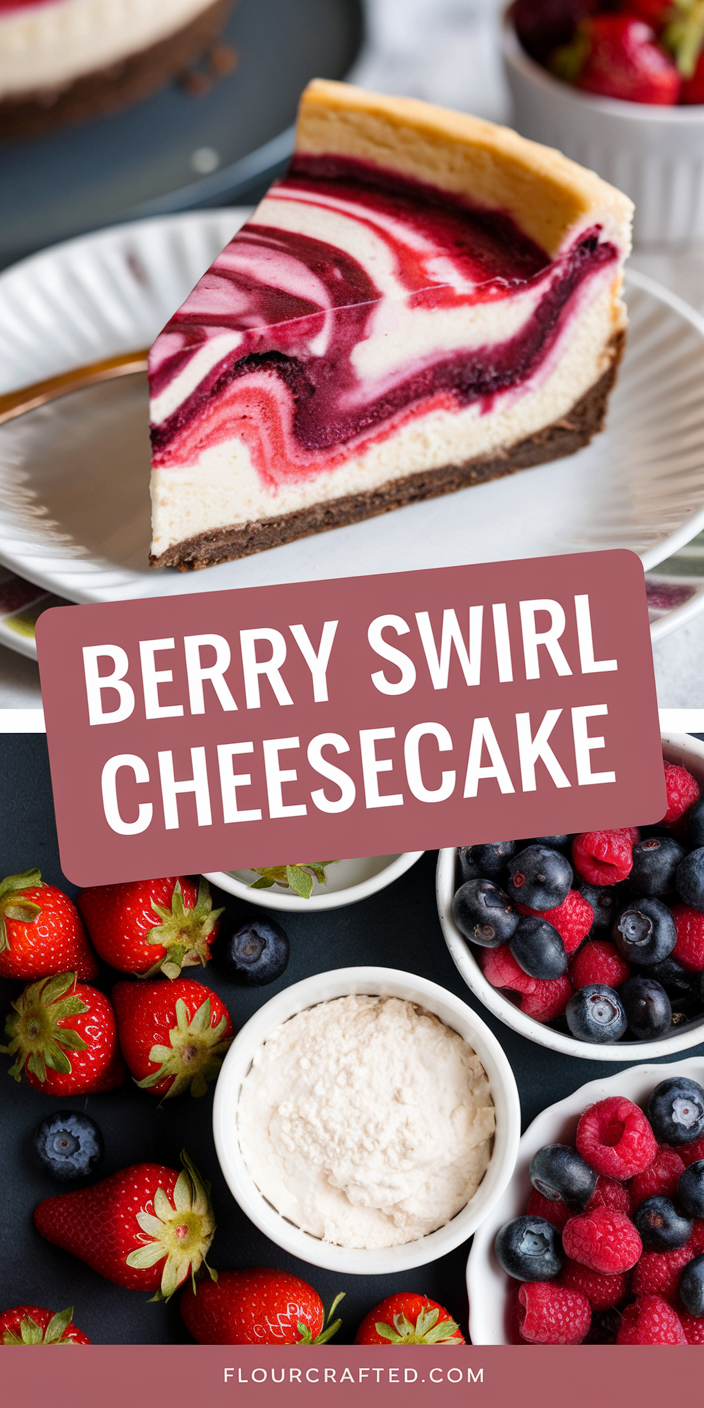 Berry Swirl Cheesecake Berry Swirl Cheesecake