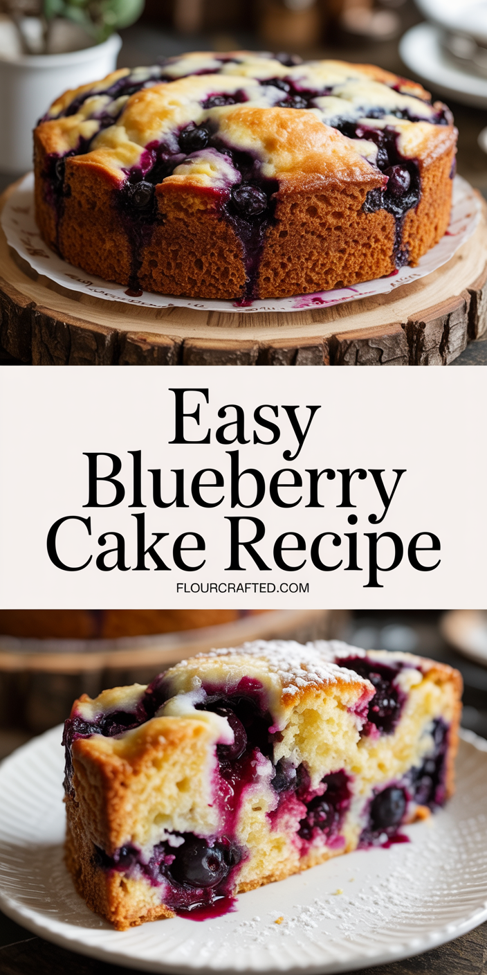 Easy Blueberry Cake Recipe Easy Blueberry Cake Recipe