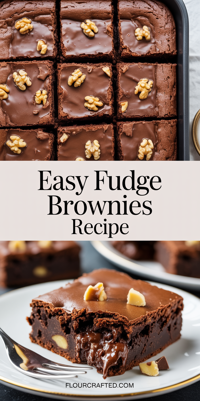 Easy Fudge Brownies Recipe Easy Fudge Brownies Recipe