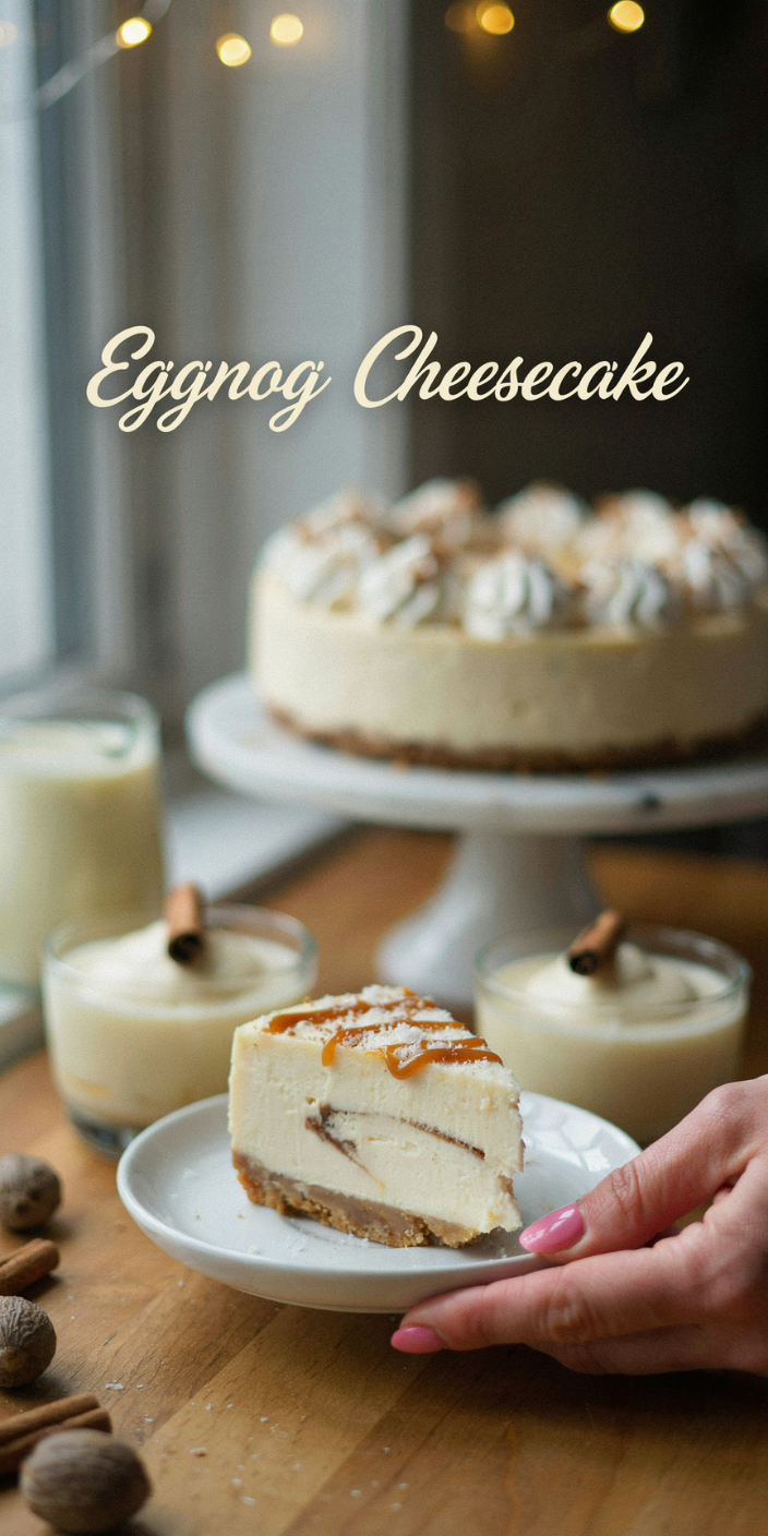 Eggnog Cheesecake Eggnog Cheesecake