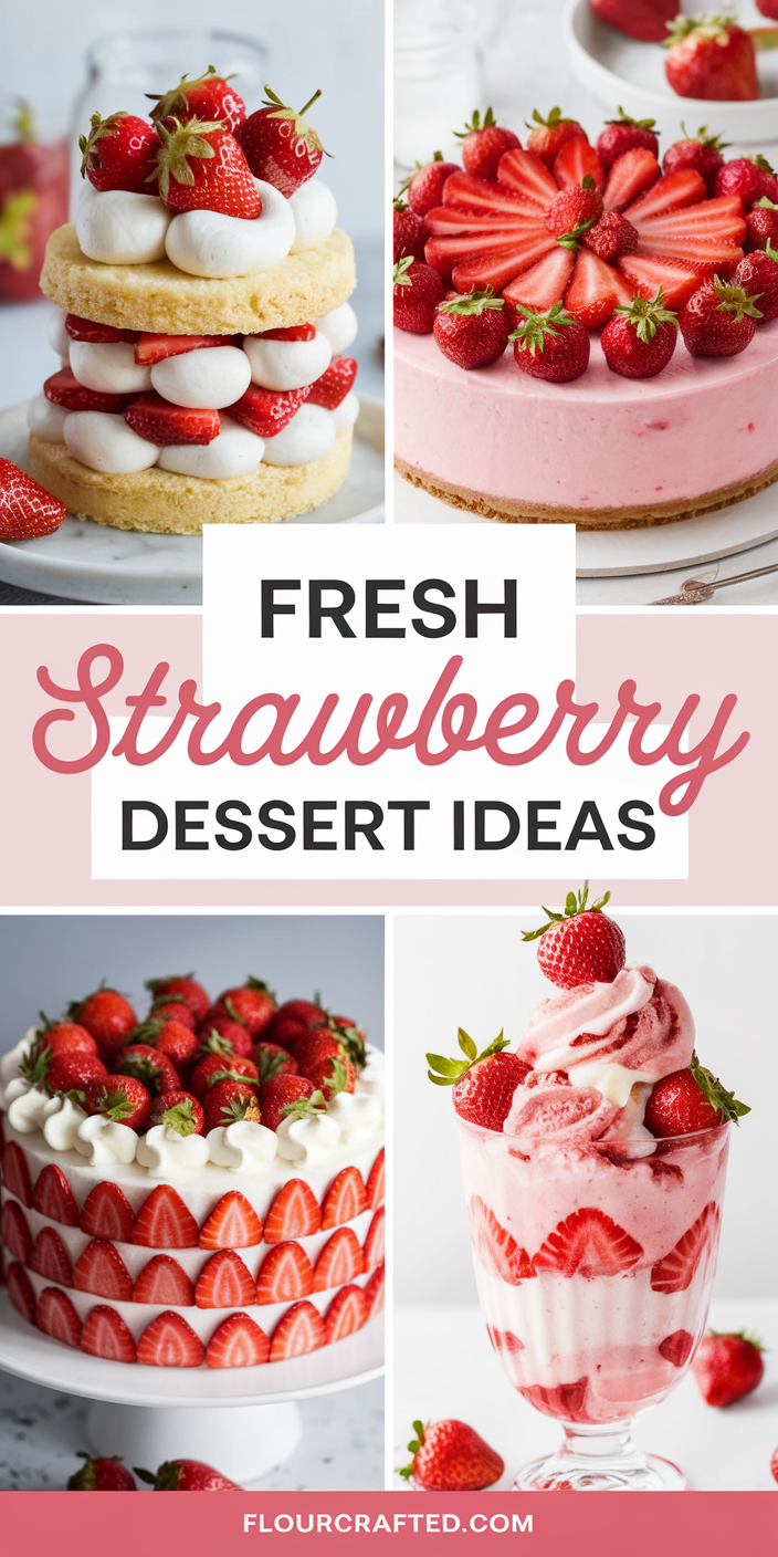 Fresh Strawberry Dessert Ideas