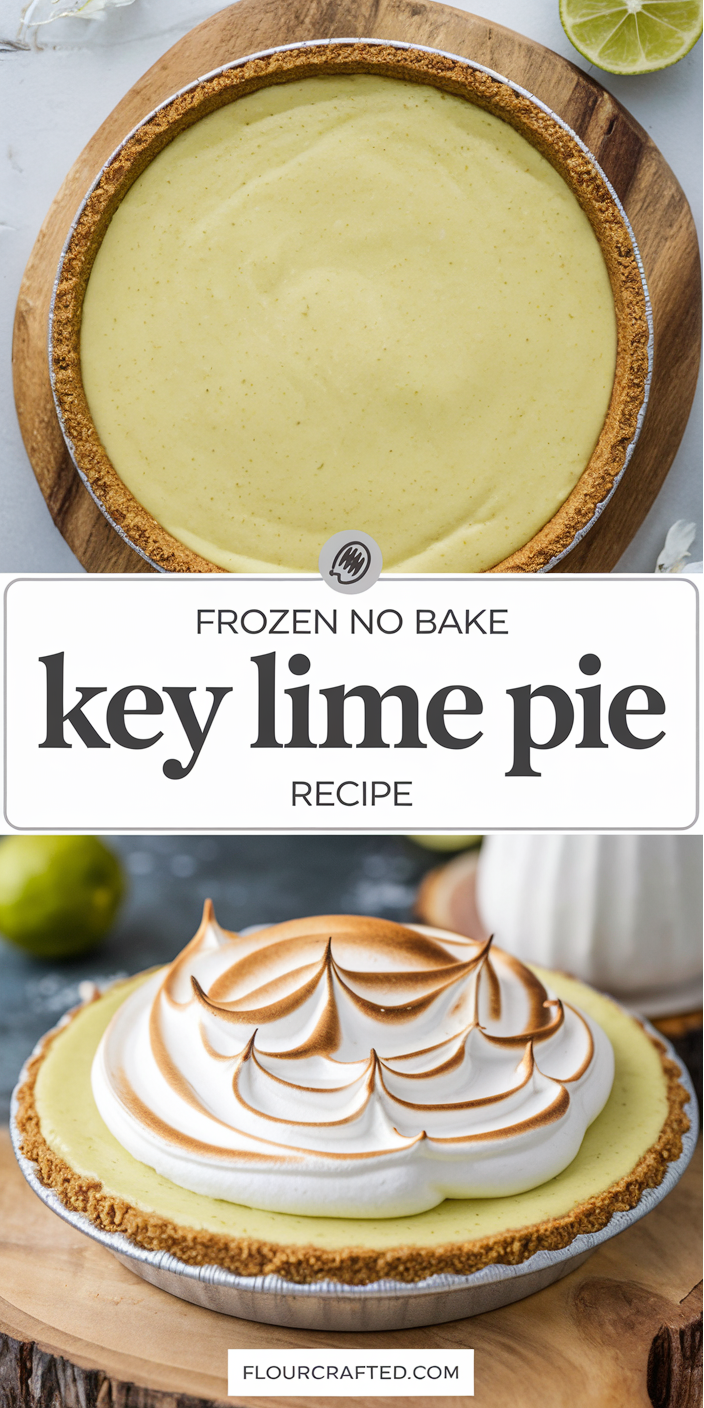 Frozen No Bake Key Lime Pie Recipe