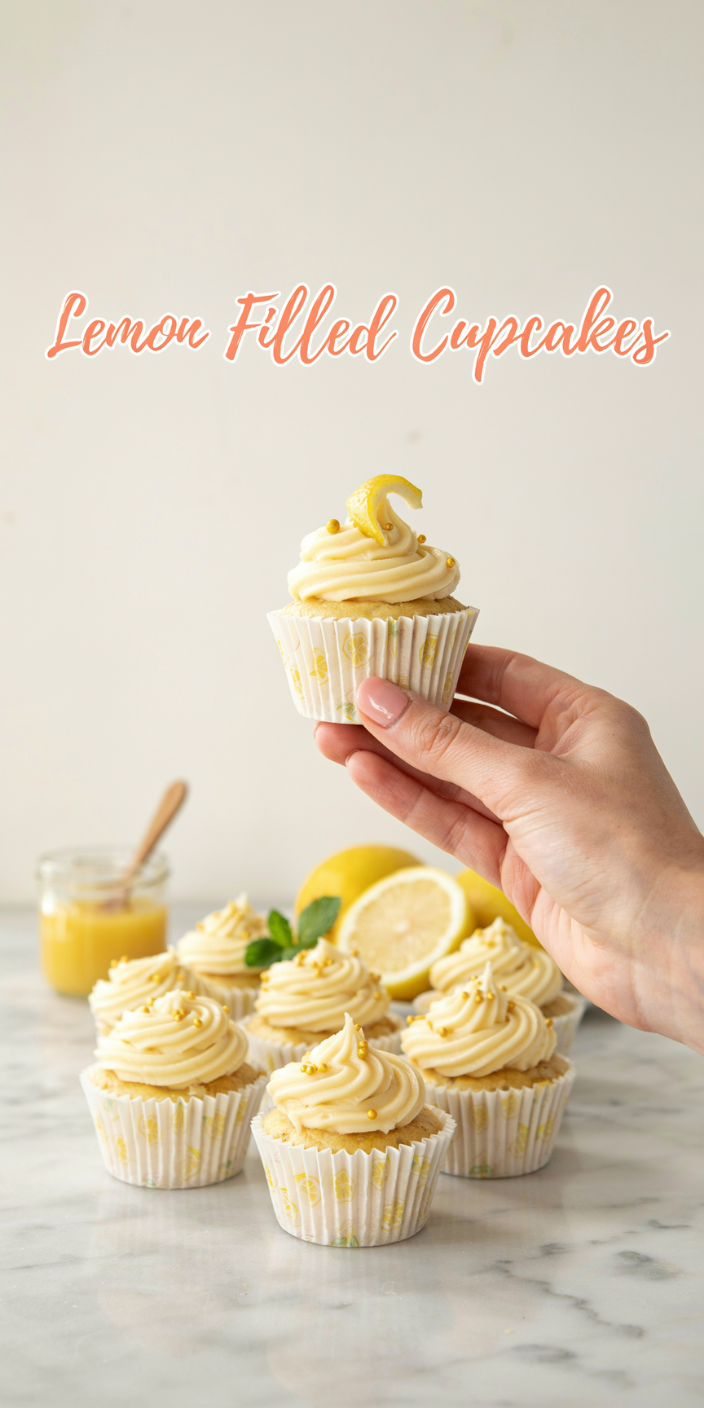 Lemon Filled Cupcakes