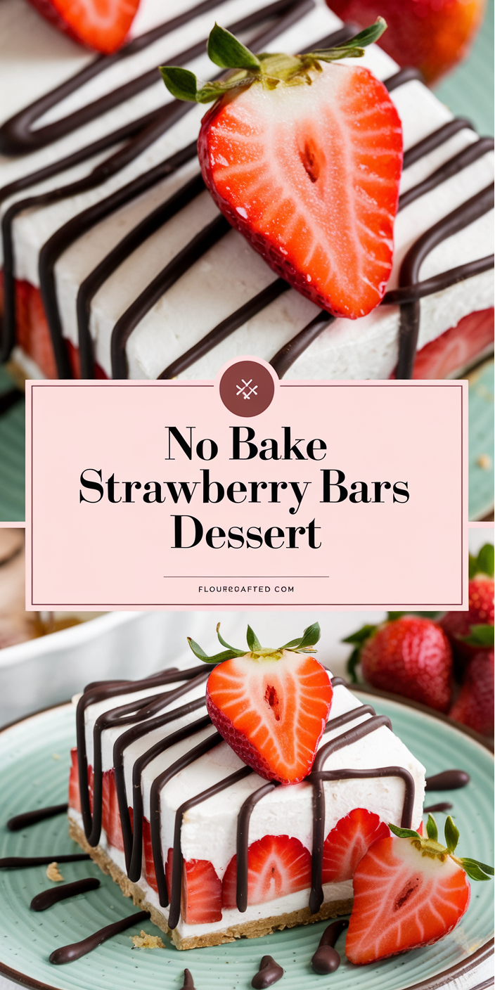 No Bake Strawberry Bars Dessert No Bake Strawberry Bars Dessert