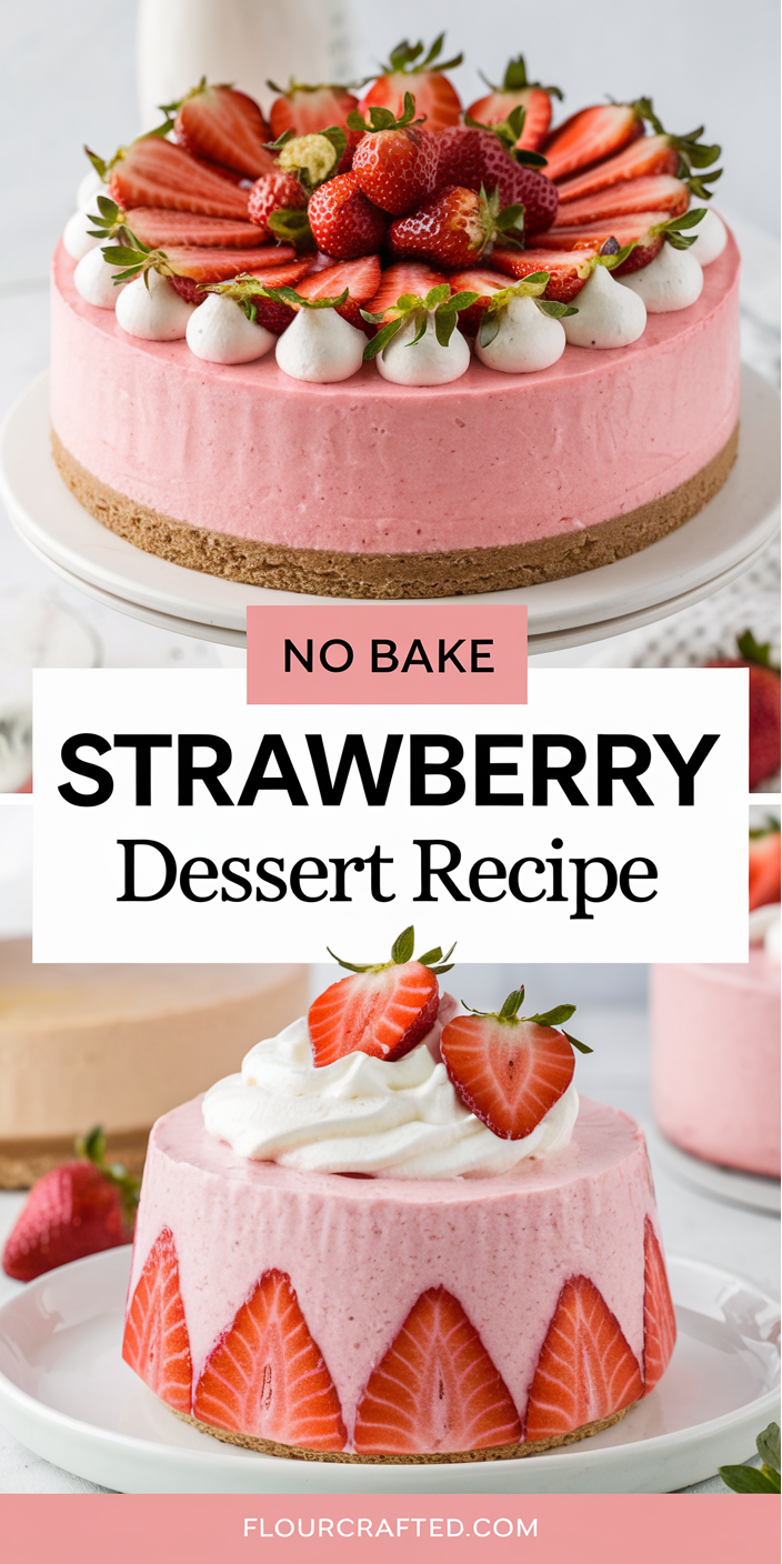 No Bake Strawberry Dessert Recipe