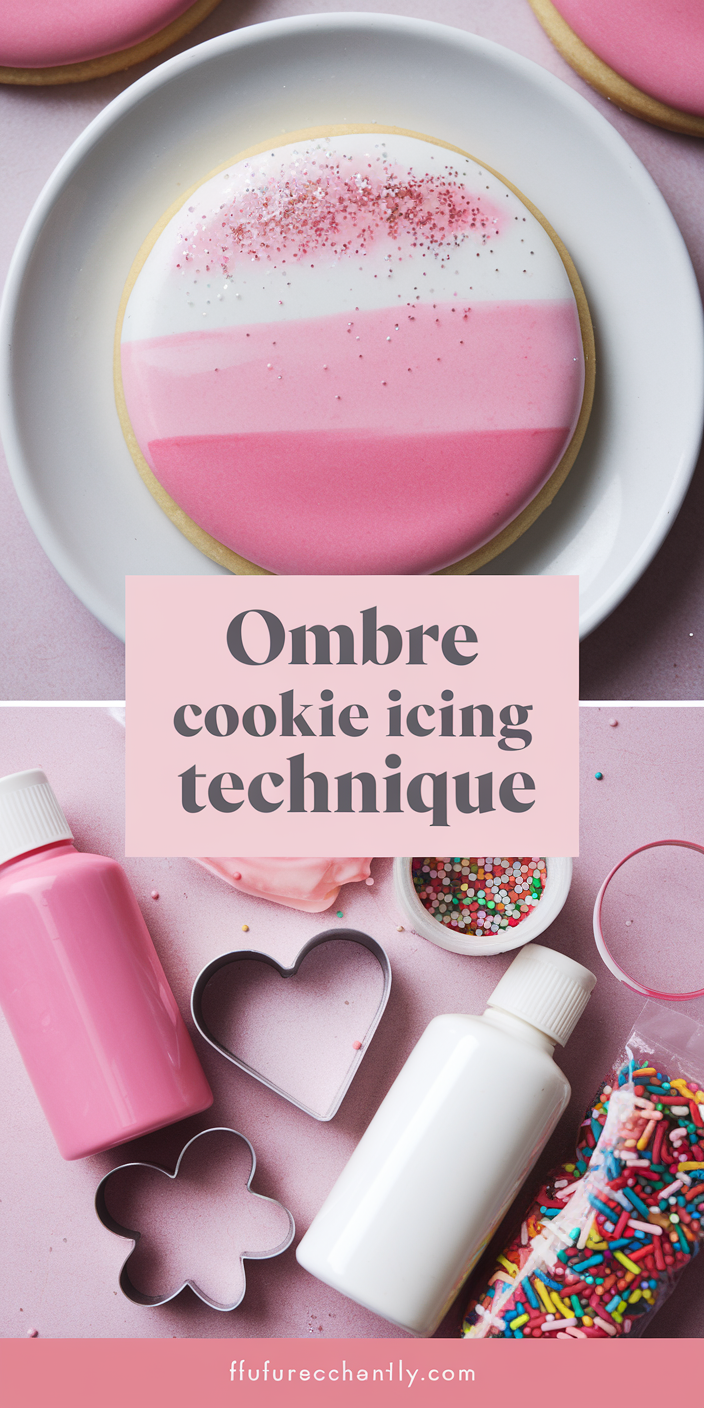 Ombre Cookie Icing Technique Ombre Cookie Icing Technique