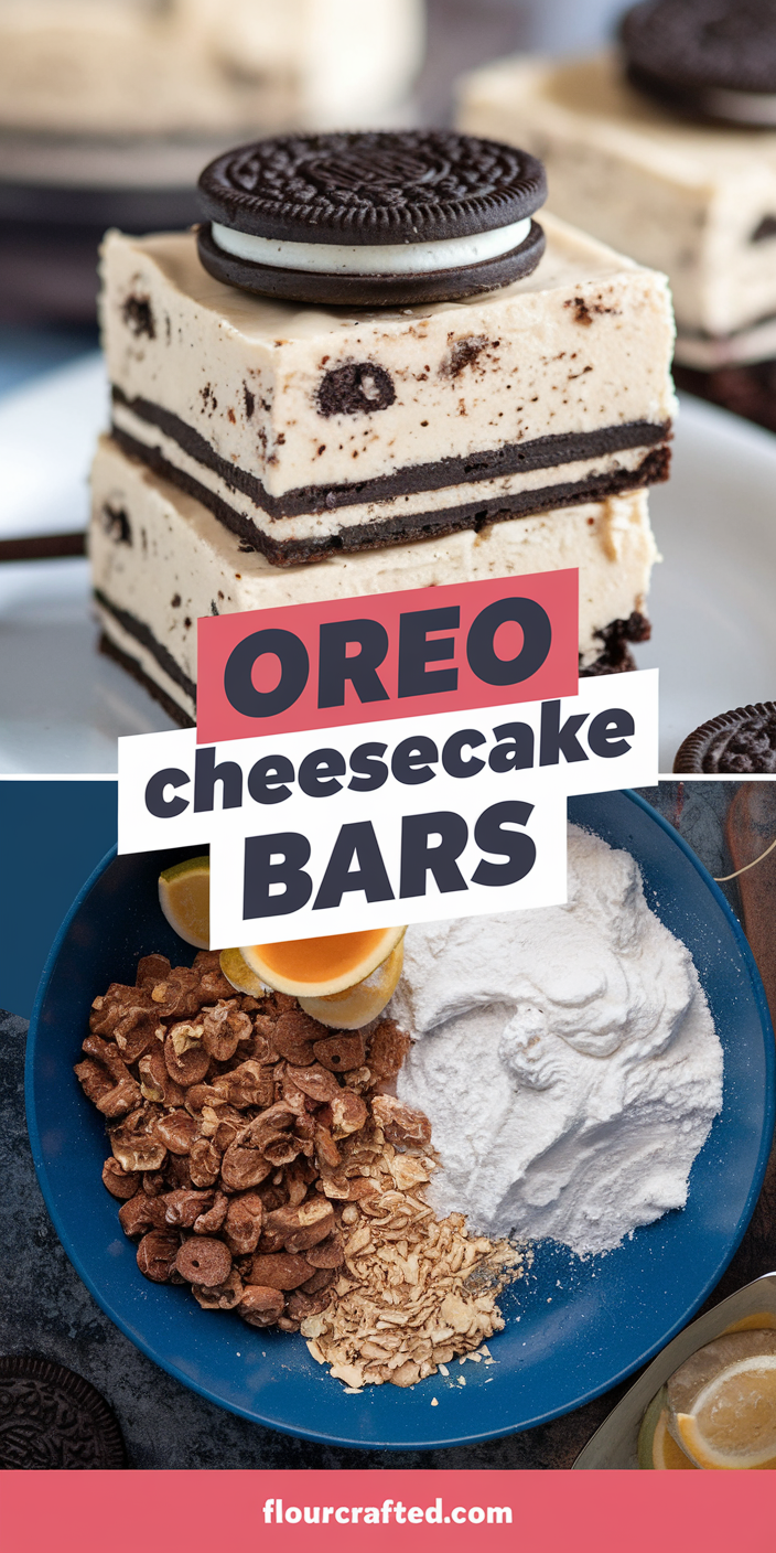 Oreo Cheesecake Bars
