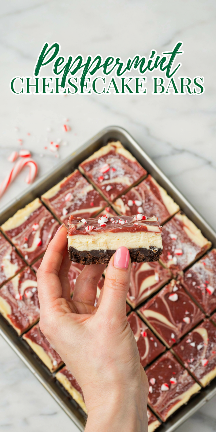 Peppermint Cheesecake Bars Peppermint Cheesecake Bars