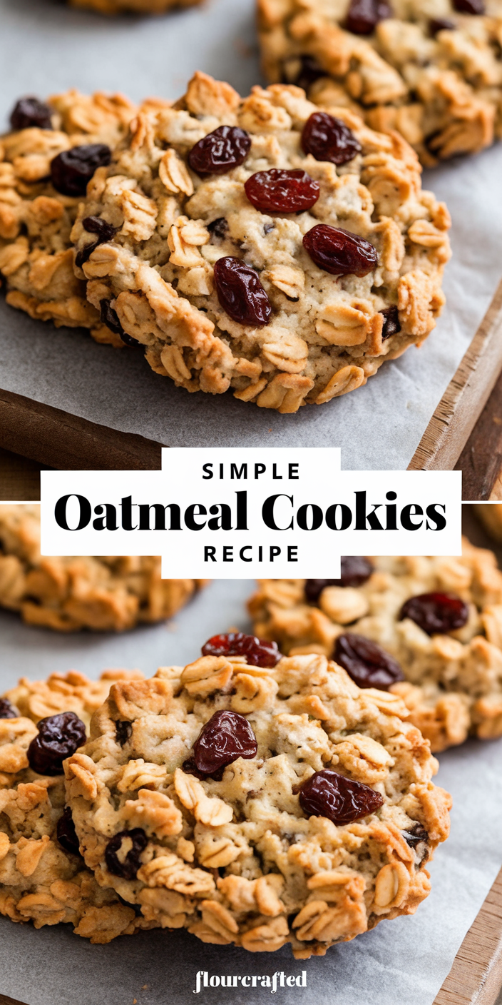 Simple Oatmeal Cookies Recipe Simple Oatmeal Cookies Recipe