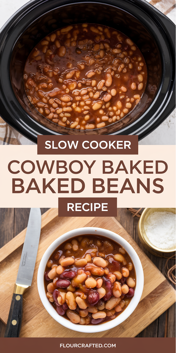 Slow Cooker Cowboy Baked Beans Recipe