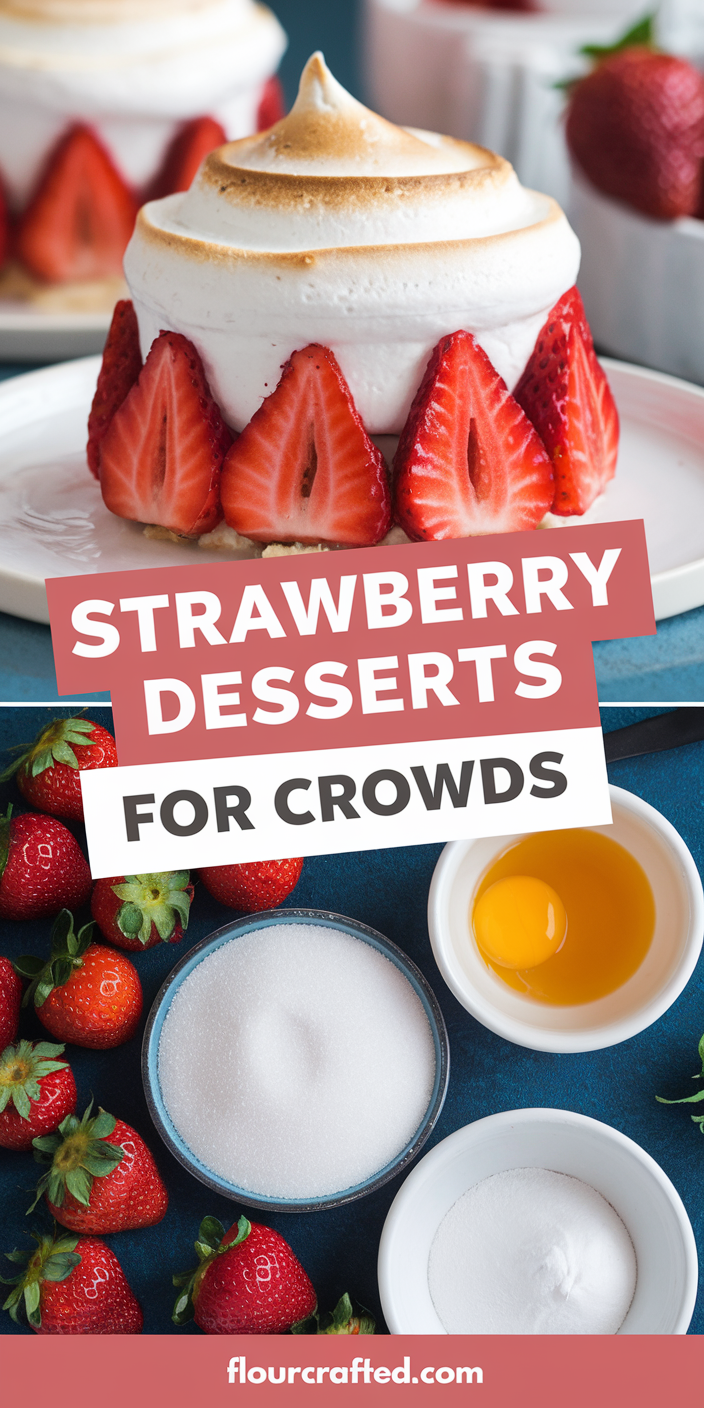 Strawberry Desserts For Crowds