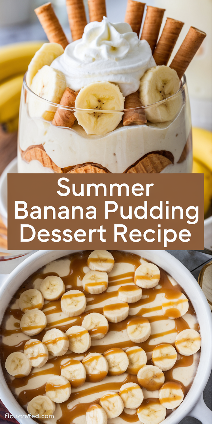 Summer Banana Pudding Dessert Recipe